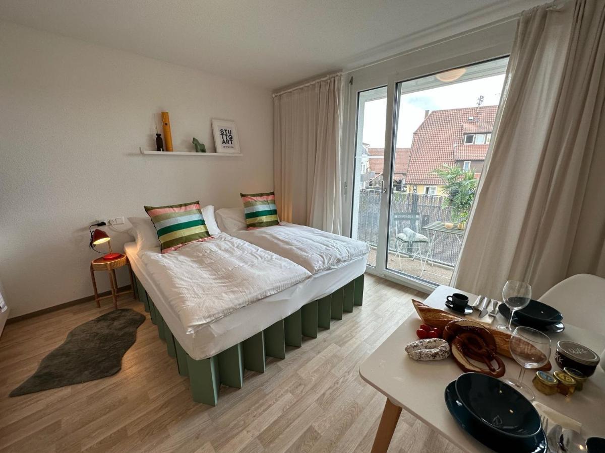 Stilvolles Und Modernes Appartement Mit Sonnigem Balkon In Flughafen- Und Messenaehe 31 Leinfelden-Echterdingen Exterior foto
